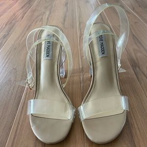 Clear Steve Madden Heels